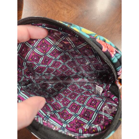 Retired Vera Bradley Vines Floral Triple Zip Cross Body Purse Handbag & Wallet - Picture 7 of 7